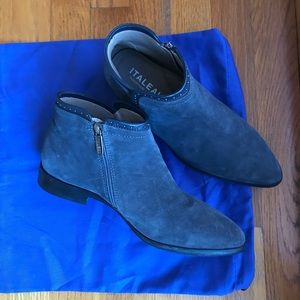 Italeau suede booties, made in Italy, size 7.5 / 37.5